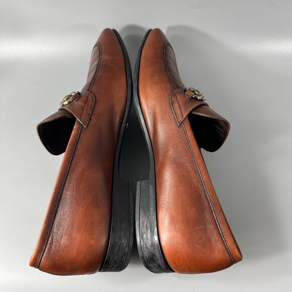 Salvatore Ferragamo Brown Leather Loafers main image 9